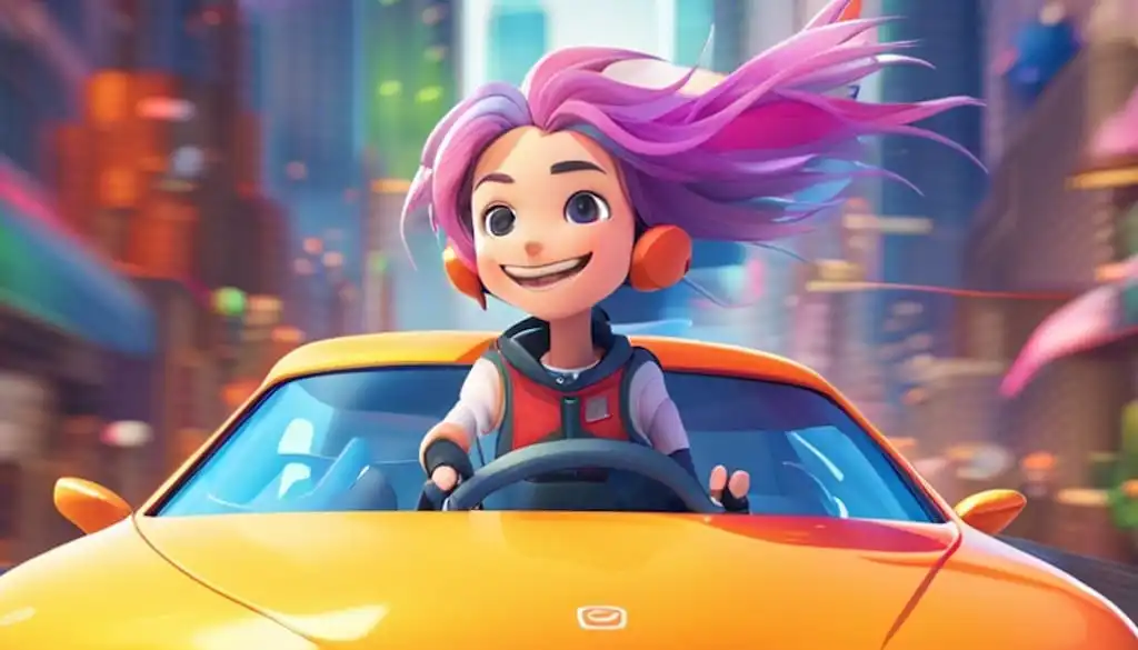 Anime style image reflecting car transport in melbourne