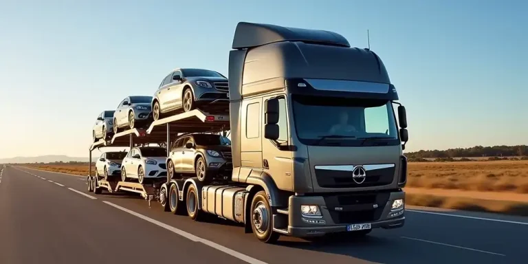 cars loaded on carrier from Melbourne to Alice Springs